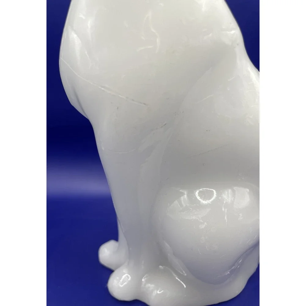 Elegant Persian White Cat Candle 8